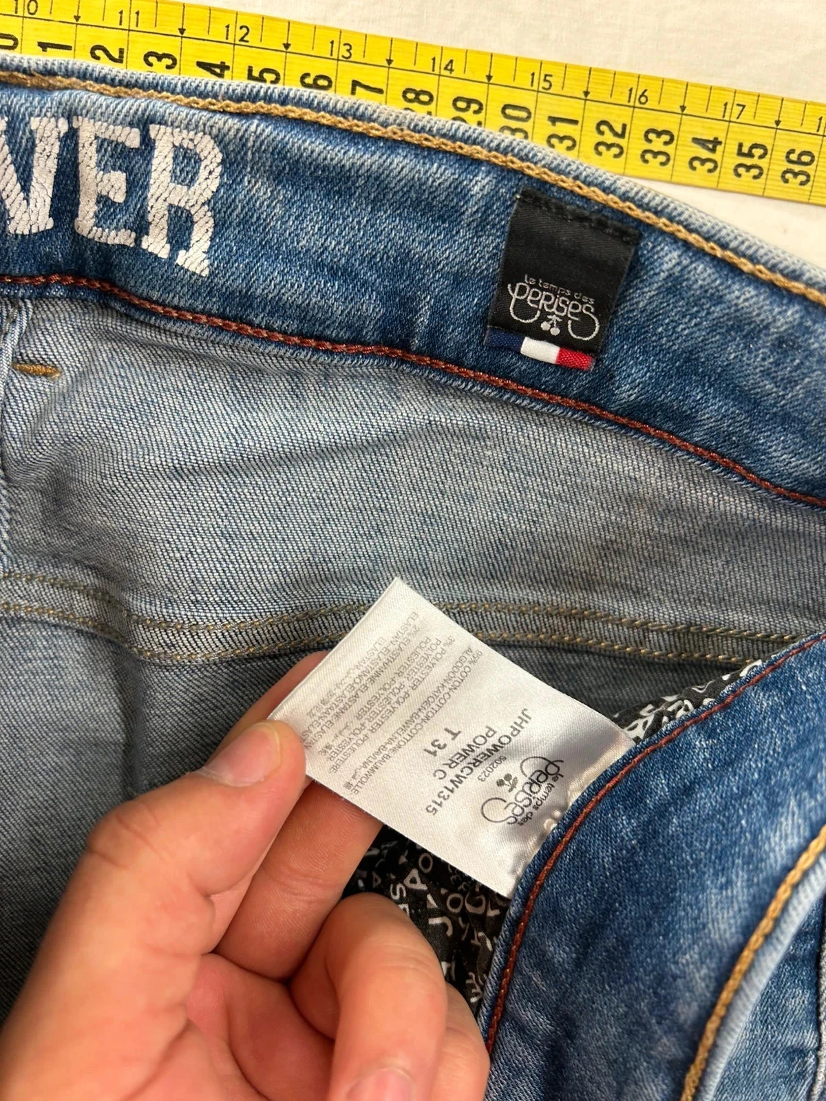 Blue jeans Le Temps des Cerises size 31 US – photo 11